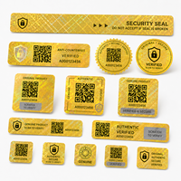 Etiquetas Holográficas Personalizadas, Etiquetas con Código QR para Rascar y Verificar, con Códigos de Serie Individuales, Códigos QR Coloridos Personalizados