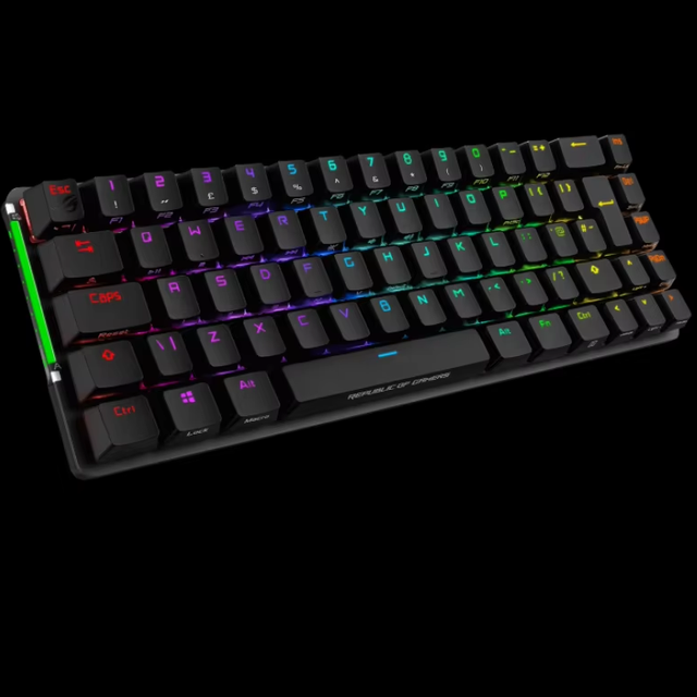 R-O-G Falchion NX Mechanical Switches Full-key Programmable RGB Backlit 2.4GHz Wireless USB-C Gaming Keyboard 68 Keys Private