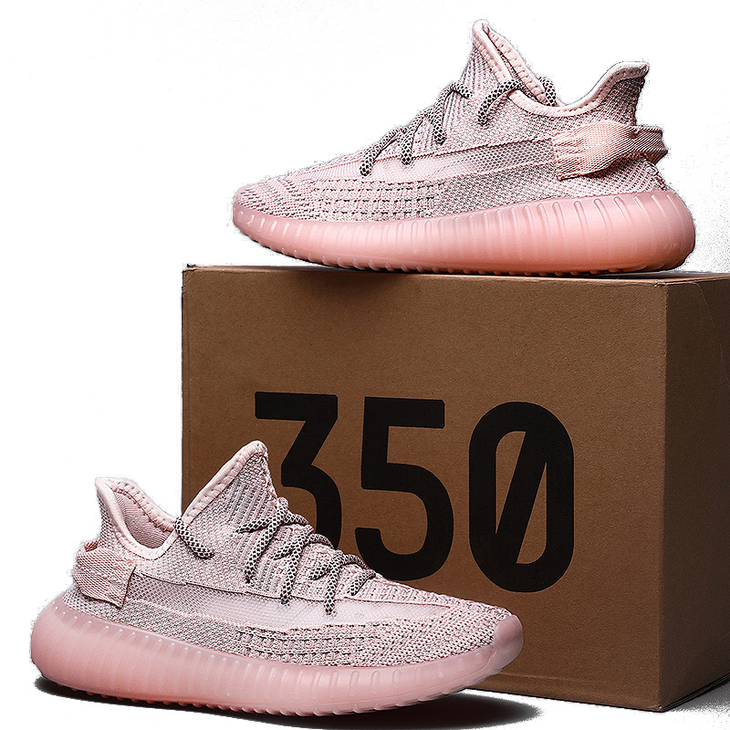 Кроссовки для девочек yeezy 350 V2, Спортивная повседневная обувь с удобной подушкой, оптовая продажа
