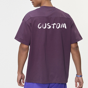 T-shirt décontracté pour homme et femme, de haute qualité, avec logo personnalisé imprimé et brodé, <span class=keywords><strong>anti</strong></span>-transpiration, manches courtes pour l'été - Product Image 5