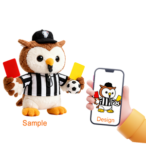 <strong>Customized</strong> Anthropomorphic Football Mascot Costume Soft Stuffed Sports Mascot Doll International Sports WorldCup - Product Image 5
