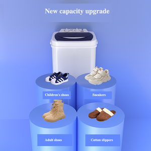 Lavadora de ropa con pulsador de seguridad rápida, lavadora de zapatos para niños y adultos de carga superior a la venta - Product Image 4