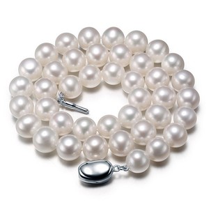 Zhuji Quality <b>Freshwater</b> <b>Pearl</b> Necklace with Non-Core Silver Buckle White <b>Pearl</b> <b>Bracelet</b> Good Clean Truly High Quality Product - Product Image 1