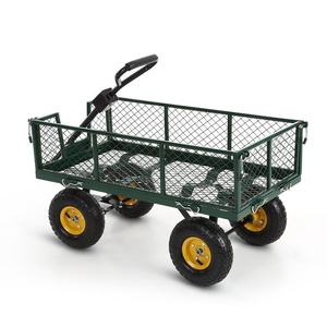 Nuevo Carro de Jardín de Acero Resistente de 660 Libras con Malla Metálica - Product Image 3