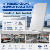 Plafond en aluminium ignifuge durable pour l'architecture, panneaux suspendus à clipser pour les projets d'aéroports, de métros et de gares ferroviaires