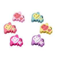 Nouveaux jouets éducatifs créatifs pour enfants, accessoires DIY en bois perforé, forme rectangulaire, motif singe coloré