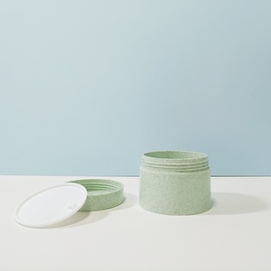 Envase Cosmético Biodegradable de 30ml 100ml 250ml, Tarro de Crema de Plástico PE y Paja de Trigo - Product Image 3