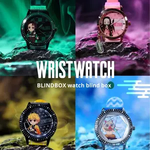 Reloj Sorpresa de Caja Ciega de Demon Slayer, Auténtico Japonés, Creativo, Moderno, de Cuarzo, Regalo de Moda, Juguete de <span class=keywords><strong>Anime</strong></span> - Product Image 4
