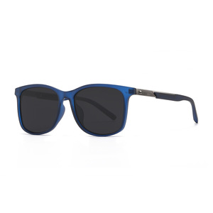 Lunettes de soleil polarisées pour homme Lululemon, monture carrée noire, verres TAC UV400, monture en plastique et métal, protection solaire pour la conduite - Product Image 5