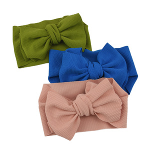Go Party-Diadema Anudada de Nailon <span class=keywords><strong>para</strong></span> Niños y Niñas, Accesorios <span class=keywords><strong>PARA</strong></span> EL Cabello <span class=keywords><strong>con</strong></span> Lazo Grande, Color Sólido - Product Image 1