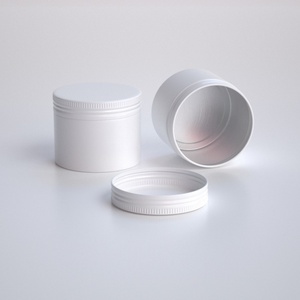 Envase Metálico de Aluminio Resistente a la Corrosión con Tapa de Rosca Hermética, Envases de Grado Alimenticio, Latas Redondas de Aluminio Doradas de 100g 100ml 3oz - Product Image 2