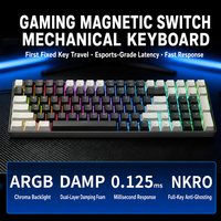 Clavier de jeu ARGB personnalisé OEM à 100 touches, clavier mécanique de nouvelle génération avec axe magnétique Hall pour les jeux FPS