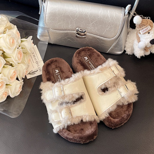 Cuối cùng của phụ nữ thời trang mới giản dị tuyết khởi động giày phẳng dày duy nhất Vải + Da nhân tạo chống trượt thoải mái - Product Image 3