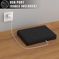 Espejo de 3 vías con LED para cortar el cabello, espejo triple para afeitadora y maquillaje, ganchos telescópicos ajustables, con versión LED