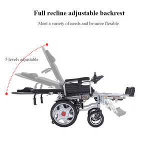 Kursi Roda Elektrik yang Dapat Direbahkan untuk Membantu Dewasa dengan Rehabilitasi Neurologis dan Mobilitas Mandiri. - Product Image 5