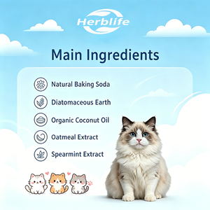 Poudre dentaire pour chats OEM ODM, rafraîchisseur d'haleine naturel, élimination de la plaque et du tartre, complément de soins bucco-dentaires pour animaux de compagnie, service personnalisé en gros - Product Image 2