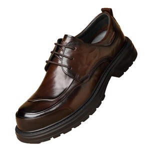 Chaussures habillées en cuir pour hommes Fapai Dushi, noires, à lacets, style Oxford, pour le bureau, toutes saisons - Product Image 5