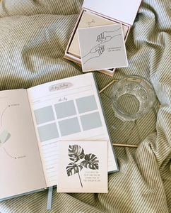 Impression personnalisée 2026, bien-être, soins personnels, journal en tissu de lin doux, fournitures de planification, carnet à couverture rigide, impression de journal, autocollants - Product Image 3