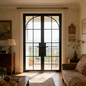 Porta e <span class=keywords><strong>Finestra</strong></span> in Acciaio con Design Francese Certificato, Superficie Rifinita per Case di Lusso a Prezzo Ragionevole - Product Image 4