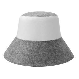 Chapeau <span class=keywords><strong>de</strong></span> <span class=keywords><strong>bain</strong></span> en feutre naturel gris et <span class=keywords><strong>blanc</strong></span> avec logo personnalisé, épaissi, isolant thermiquement, protection des cheveux pour sauna, hammam et salle <span class=keywords><strong>de</strong></span> <span class=keywords><strong>bain</strong></span> - Product Image 5