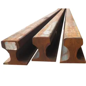 Rail en acier lourd cr73 DIN 536 A45 Rail de grue DIN 536 A45 A55 A65 A75 A100 A120 Rail en acier ferroviaire