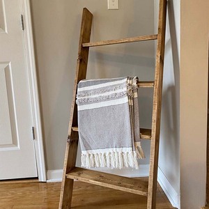 Planimetria multifunzione <span class=keywords><strong>fai</strong></span> <span class=keywords><strong>da</strong></span> <span class=keywords><strong>te</strong></span> per la lavorazione del legno rustica fattoria coperta scala Mini fattoria scaletta in legno scaletta portasciugamani - Product Image 2