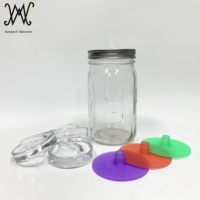 Couvercle en silicone de fermentation avec valve, Airlock, pour bocaux à large bouche, qualité alimentaire, 80mm, 86mm