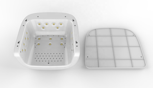 LBT <span class=keywords><strong>Lampe</strong></span> UV rechargeable, <span class=keywords><strong>lampe</strong></span> à ongles LED sans fil pour ongles en gel Séchoir à ongles professionnel avec 4 minuteries - Product Image 2