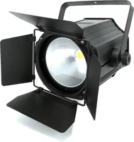 Projecteurs LED COB 200W avec volets coupe-flux 6-en-1 RGBWA UV, projecteurs linéaires, éclairage DJ DMX512 pour scène, mariages et fêtes