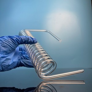 Thiên Nga hình rõ ràng ống thủy tinh thạch anh cuộn dây/xoắn ốc Ống - Product Image 3