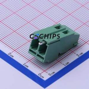 JL500H-50002G01 Screw Terminal Block Through hole Component (THT),P=5mm Connector 1x2P 5mm Green Through Hole - Product Image 2
