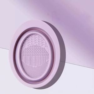 Outils populaires pour nettoyer les pinceaux de maquillage, bol pliable en silicone pour nettoyer les pinceaux et les éponges de maquillage - Product Image 5