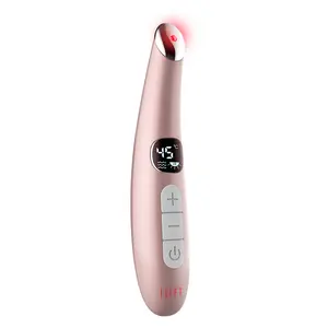 LED red therapy light vibration wrinkle remover eye lip care massager pen home use beauty equipment