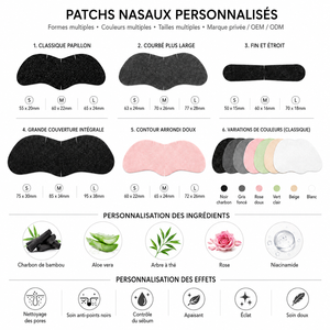 Tiras Nasales de Carbón de Bambú Natural para el Cuidado de la Piel, Control de Grasa, Eliminación de Puntos Negros, Venta Directa de Fábrica - Product Image 2