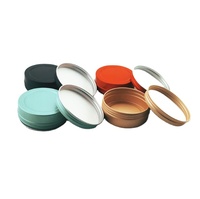 Pots cosmétiques vides en aluminium avec couvercles à vis pour crème, échantillons, poudre, rangement de maquillage 30g
