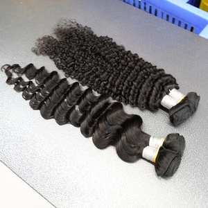 秘鲁发束，正面闭合等级13A，未加工的生缅甸卷发，东南亚柬埔寨生头发 - Product Image 4