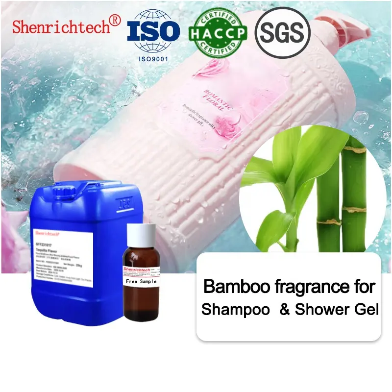 Grandi sconti per ordini vegetali di bambù e profumo di olio aromatico oli per saponi da bagno shampoo aerosol Gel doccia