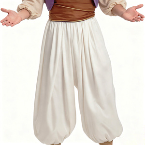 Disfraz de Aladdín para Hombre Adulto, Conjunto Completo con Chaleco Morado, Camisa, Pantalones Holgados, Traje de Cosplay para Halloween y Carnaval - Product Image 5