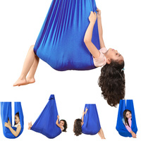 Hamac de compression pliable en nylon, balançoire sensorielle pour enfants autistes, utilisation intérieure et extérieure