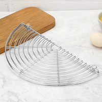 Grille de cuisson ronde pliable en acier au carbone, support de cuisson vapeur, rôtissage, grillade, gadget de cuisine polyvalent