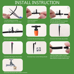 Accessori per Irrigazione a Goccia: Filtro, Connettore per Nastro, Gocciolatore, Raccordo per Tubo, 2000M, Componenti Completi per Sistema di Irrigazione a Goccia in PVC per Fattoria - Product Image 4