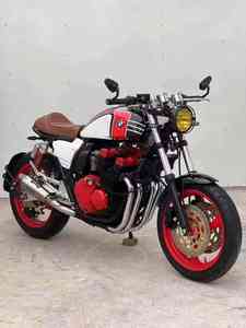 Motocicleta <span class=keywords><strong>Yamaha</strong></span> Retro Cafe Usada de <span class=keywords><strong>400cc</strong></span>, Estilo Vintage, con Velocidad Máxima >80km/h, <span class=keywords><strong>Motor</strong></span> de Escobillas, Hecha en China - Product Image 3
