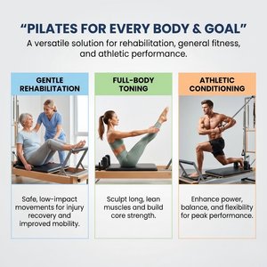 <span class=keywords><strong>Cadillac</strong></span> de Pilates en bois de chêne avec cordes à réglage rapide et longue portée pour hôtels et centres de bien-être - Product Image 6