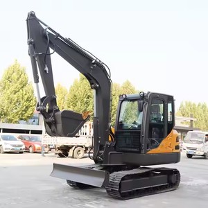 Precio de fábrica china 6,5-Excavadora sobre orugas resistente de 8 toneladas con pista de acero del motor Euro 5 para minería - Product Image 5