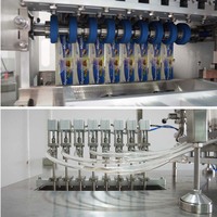 Machine d'emballage automatique haute précision pour sachets à scellage 4 côtés, pour pâte de tomate, sauce piquante et sauce chili, 8 voies