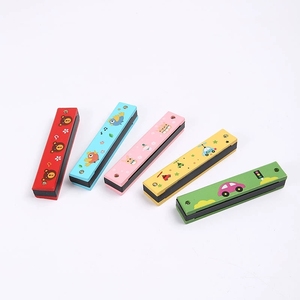 Armónica de madera para principiantes, instrumento de viento de madera natural para la educación musical temprana y el desarrollo de habilidades. - Product Image 3