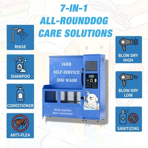 Lavadora de Perros de Autoservicio Personalizable <span class=keywords><strong>con</strong></span> Pago por Monedas/<span class=keywords><strong>Tarjeta</strong></span>, Acero Inoxidable 304, <span class=keywords><strong>con</strong></span> Champú, Acondicionador y Secado <span class=keywords><strong>con</strong></span> Aire Antipulgas - Product Image 3