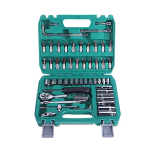 Set di chiavi a cricchetto con presa di guida Peaktop 53 pz da 1/4 pollici, presa a punta, Set di barre metriche e di estensione - Product Image 3