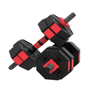 4 in1 Adjustable Detachable Dumbbells Body Building Adjustable Dumbbell Cement dumbbells Fast Delivery Gym Home Fitness