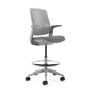 Fauteuil de bureau ergonomique haut de gamme moderne et contemporain, pivotant avec réglage d'inclinaison pour usage professionnel - Product Image 2
